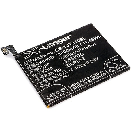 Bsc Preferred Oneplus 3T 3T Dual SIM A3010 Rain Mobile Phone Replacement Battery CS-YJT310SL